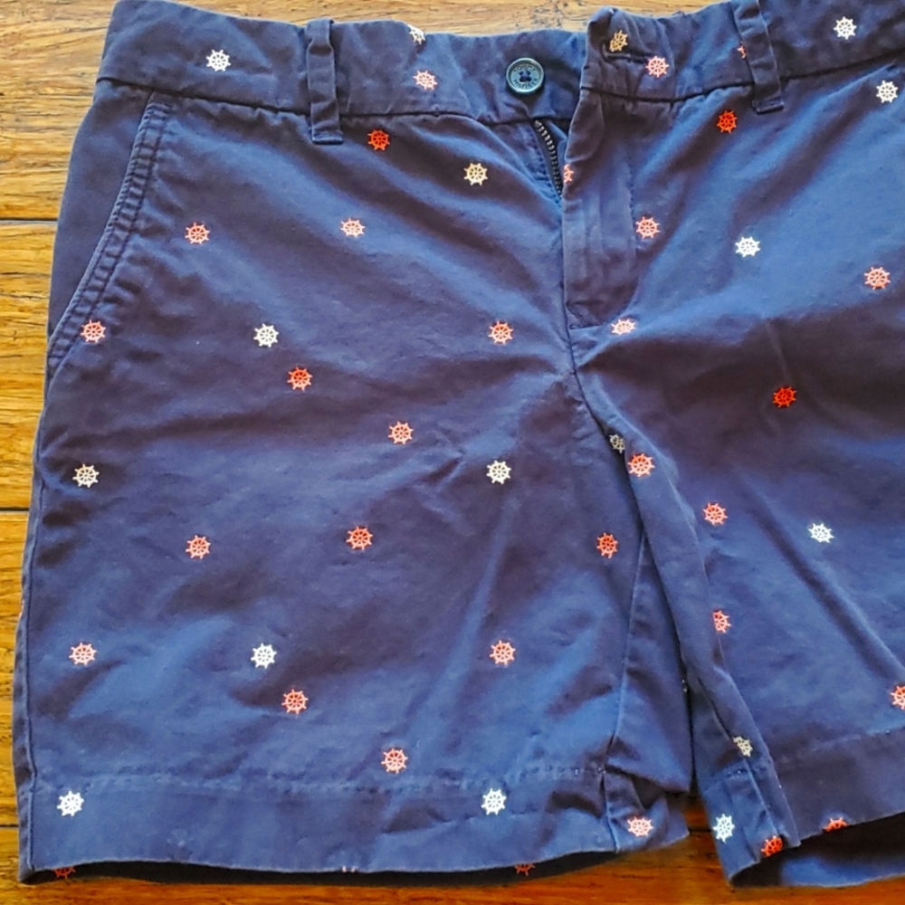 Tommy Hilfiger embroidered nautical shorts, sz 8